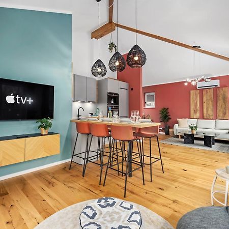 דירות צוויקאו Edler Wohnraum Schwanenteich-Penthouse Mit Garage, Grill, Kaffeevollautomat, Klima, Lift & Terrasse מראה חיצוני תמונה
